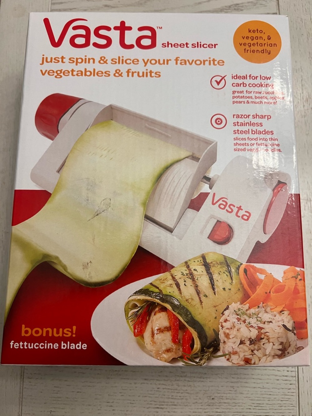 Vasta Sheet Slicer - Vegetable & Fruit Slicer